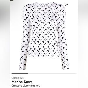 Marine Serre Crescent Moon Top